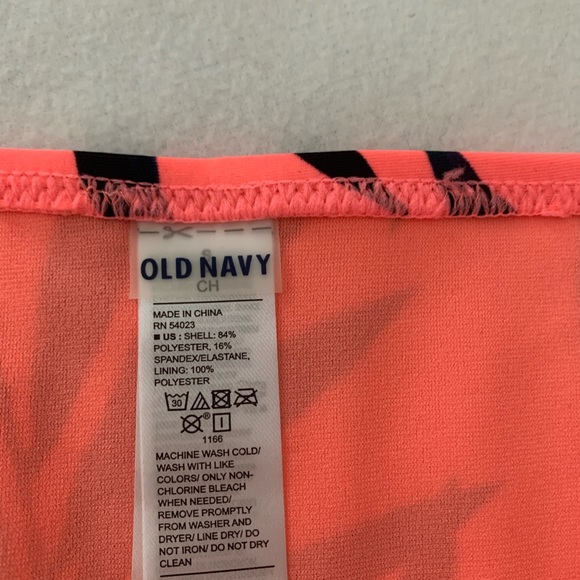 Bikini black top orange bottom - Picture 3 of 6